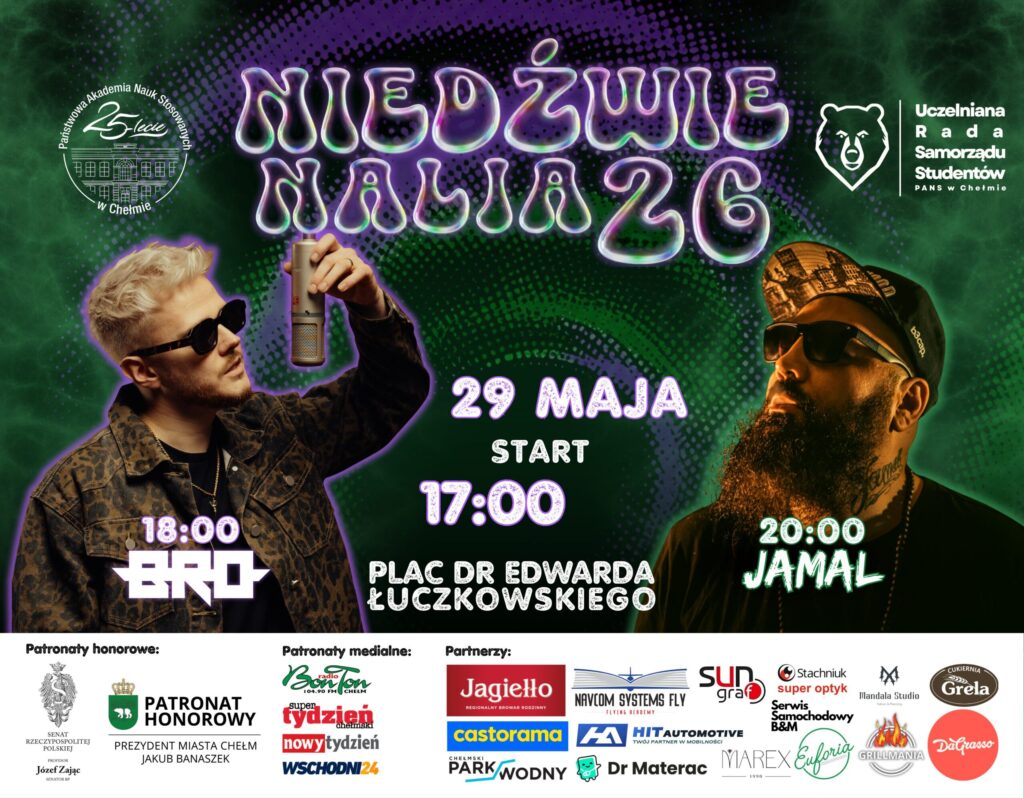 plakat promujący niedźwienalia 2026