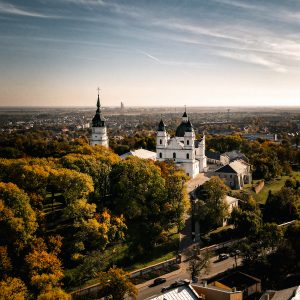 Widok na bazylikę pw. Narodzenia Najświętszej Maryi Panny