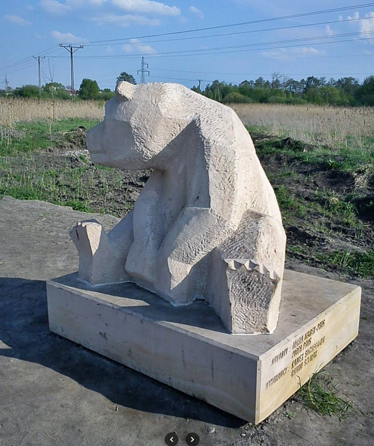 Niedźwiedź - figura, rzeźba