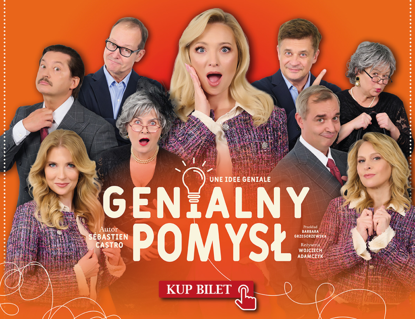 Genialny Pomysł – spektakl w gwiazdorskiej obsadzie